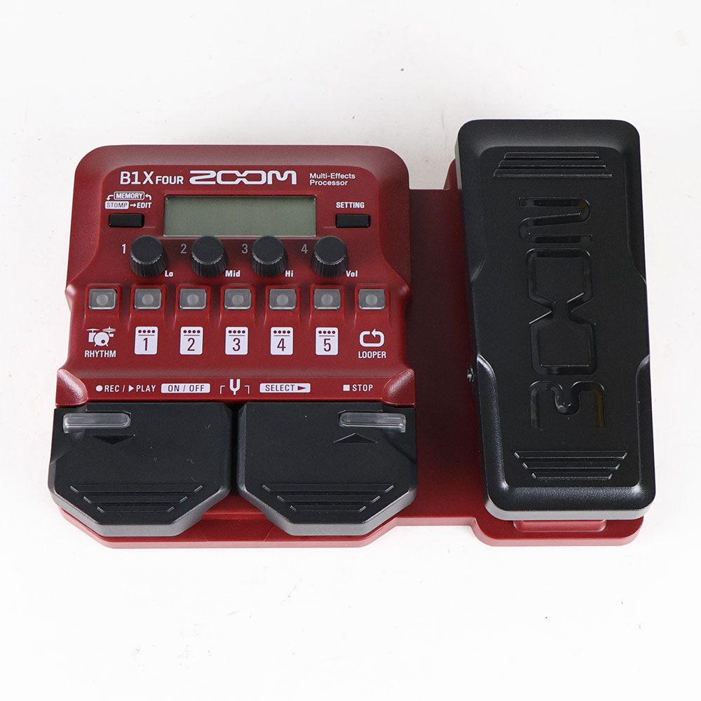 【中古】 ベースマルチエフェクター ZOOM B1X FOUR 正面