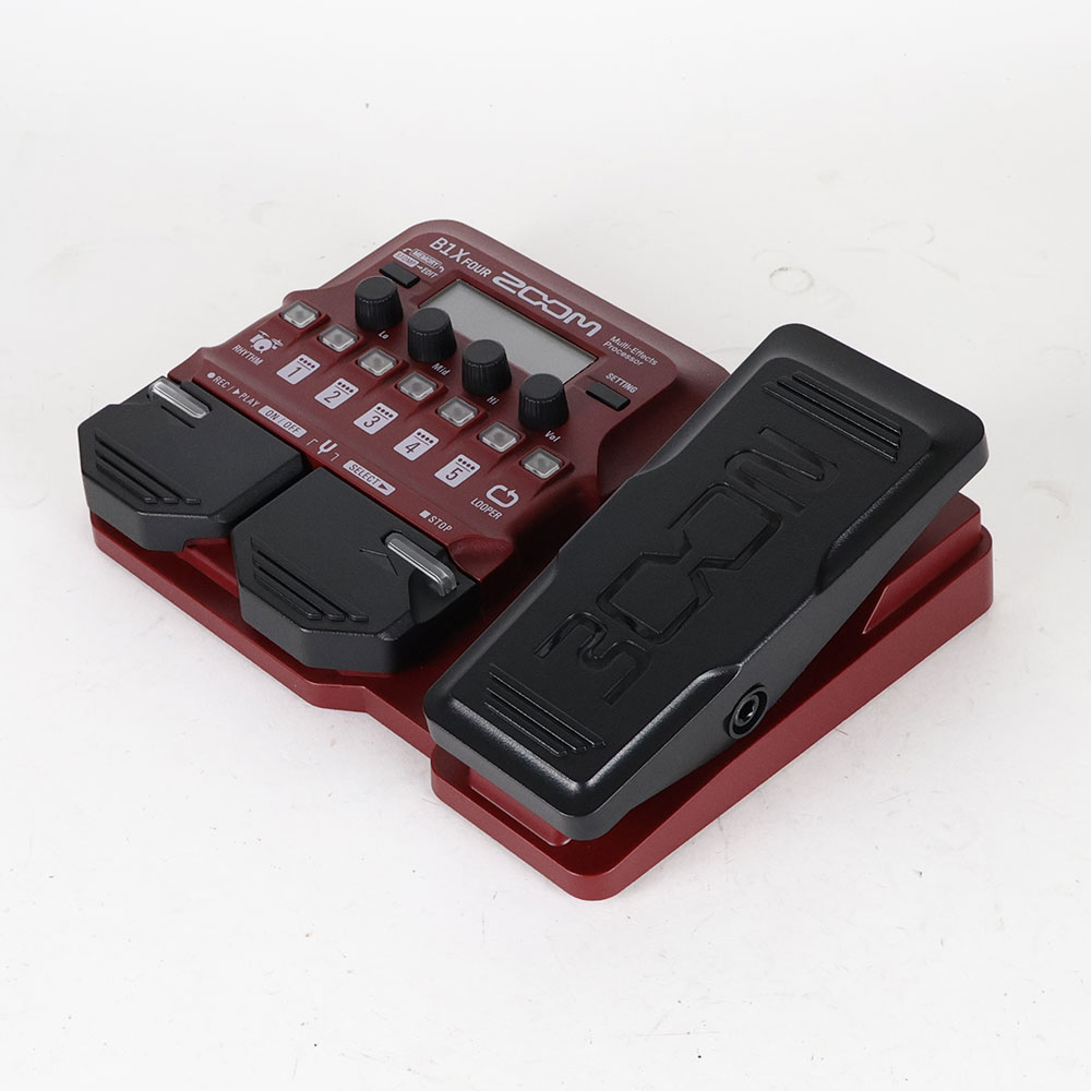【中古】 ベースマルチエフェクター ZOOM B1X FOUR 全体