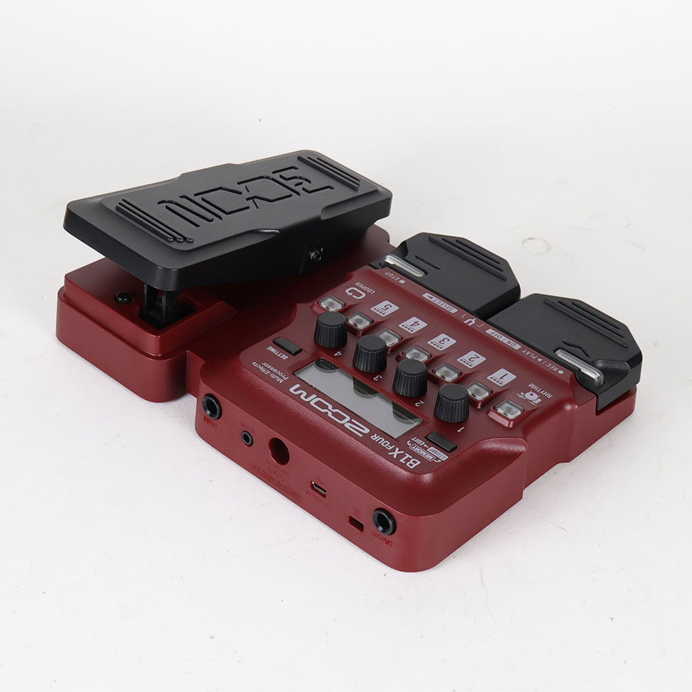 【中古】 ベースマルチエフェクター ZOOM B1X FOUR 全体