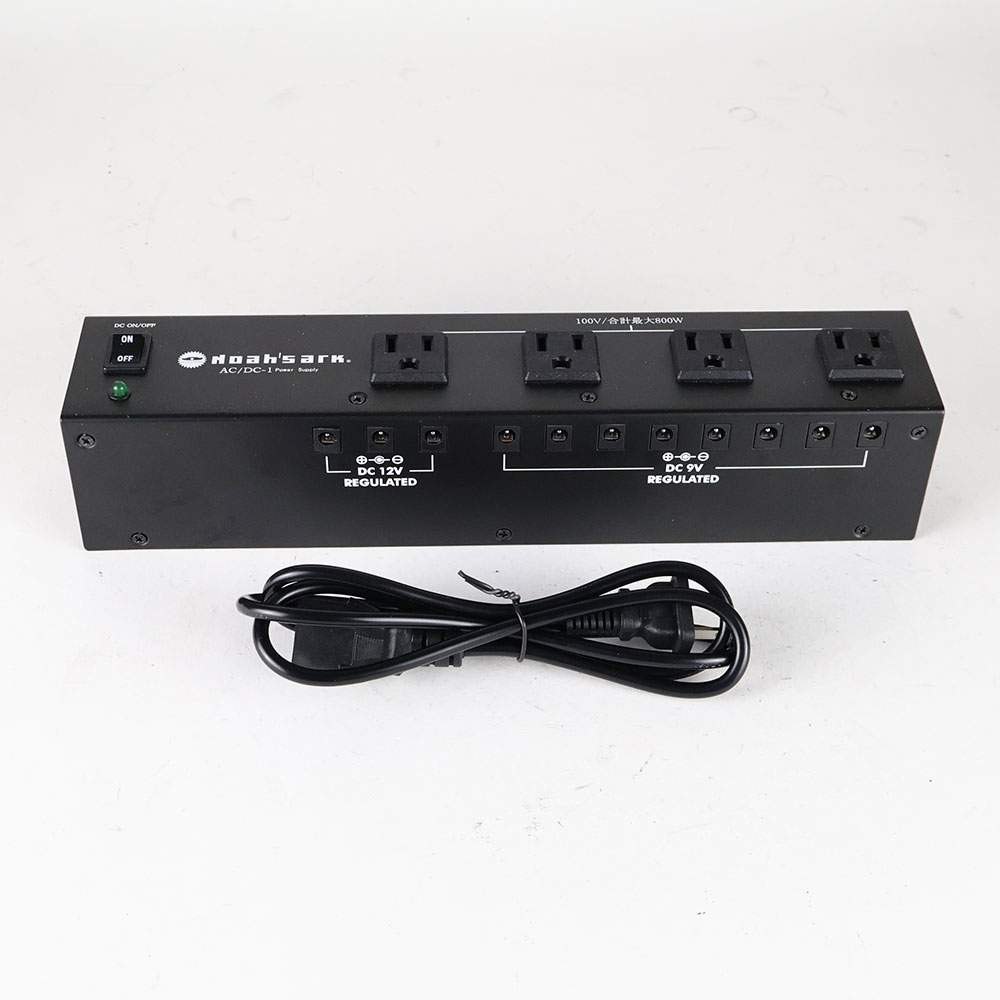 【中古】 パワーサプライ Noah’sark AC/DC-1 ノアズアーク AC4供給 9V DC8供給 12V DC 3供給