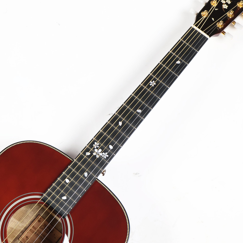 【中古】 アコースティックギター Headway HF-TSUKIMIYOZAKURA ヘッドウェイ 月見夜桜 指板