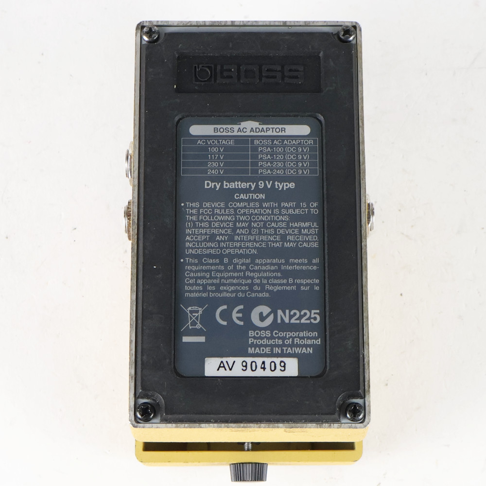 【中古】 エフェクター BOSS FBM-1 Fender 59 Bassman ギターエフェクター 59ベースマン 裏面
