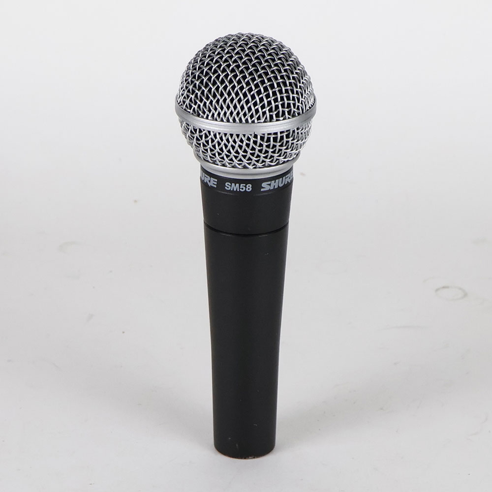 【中古】 マイク ダイナミックマイク SHURE SM58SE スイッチ付き シュアー 58 ゴッパ シュア 背面
