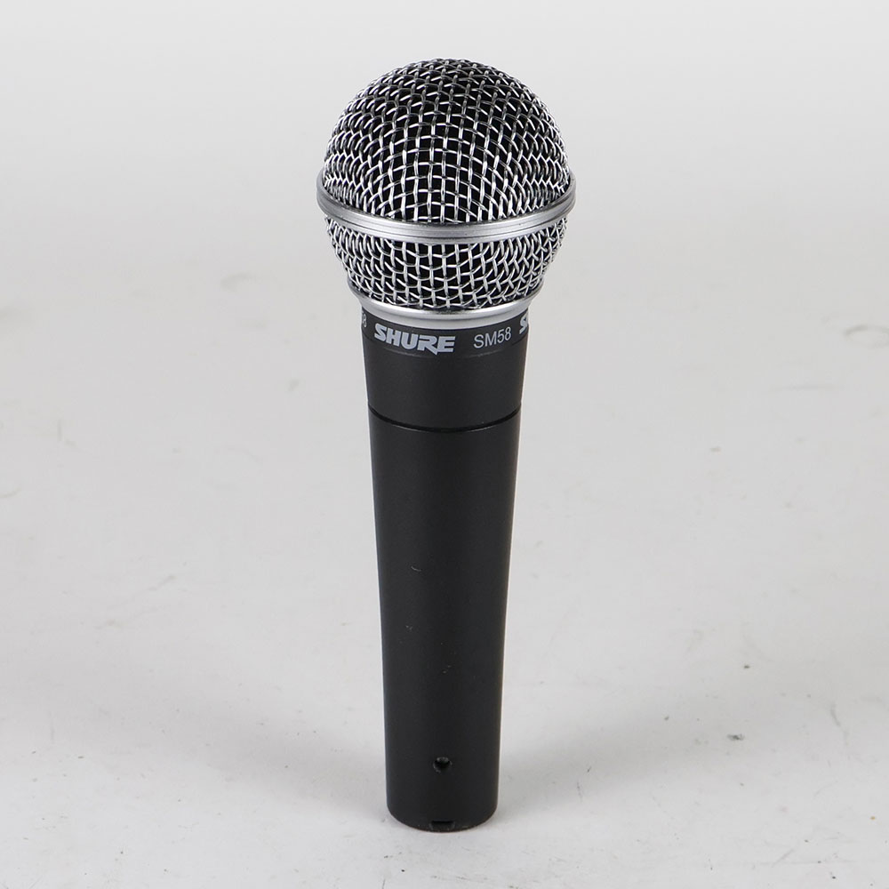 【中古】 マイク ダイナミックマイク ボーカル用 SHURE SM58 シュアー 58 ゴッパ シュア 背面