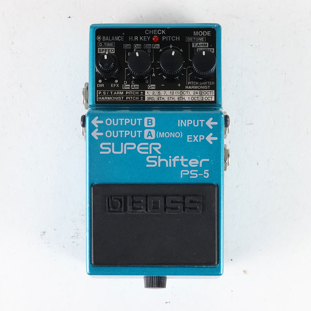 【中古】 ピッチシフター エフェクター BOSS PS-5 SUPER Shifter ギターエフェクター 正面