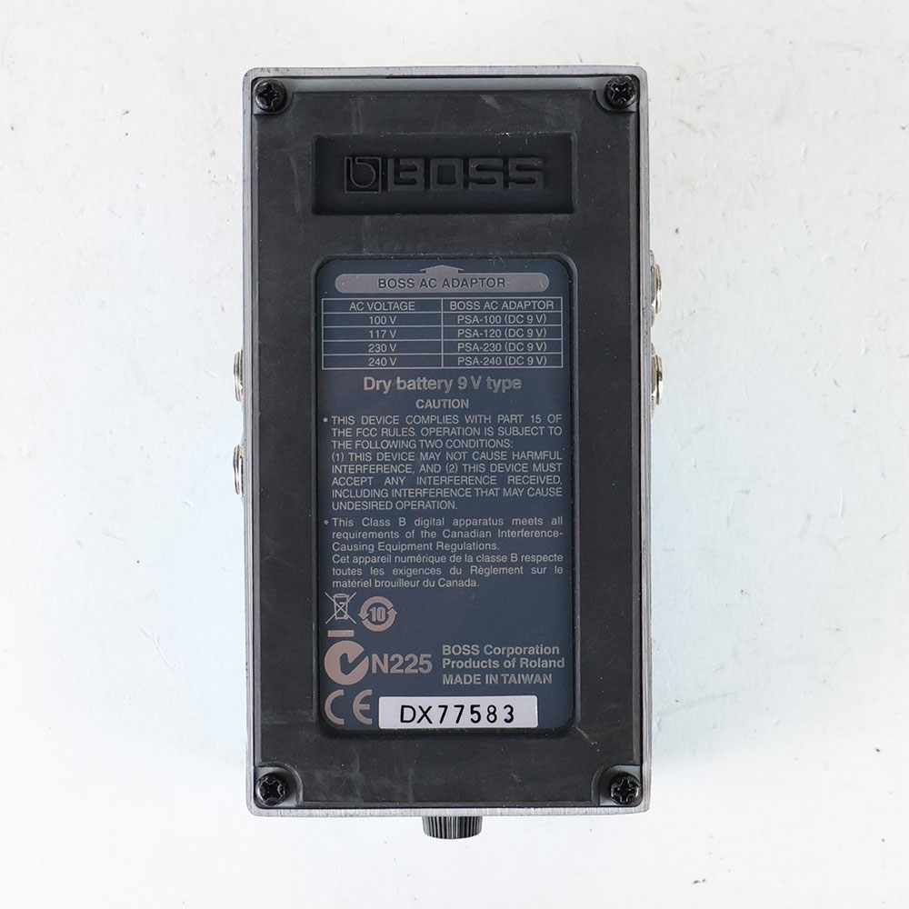 【中古】 ピッチシフター エフェクター BOSS PS-5 SUPER Shifter ギターエフェクター 裏面