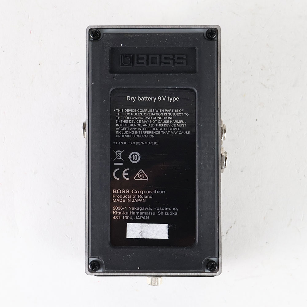 【中古】 BOSS TU-3W Chromatic Tuner WAZA CRAFTシリーズ ギターチューナー 裏面
