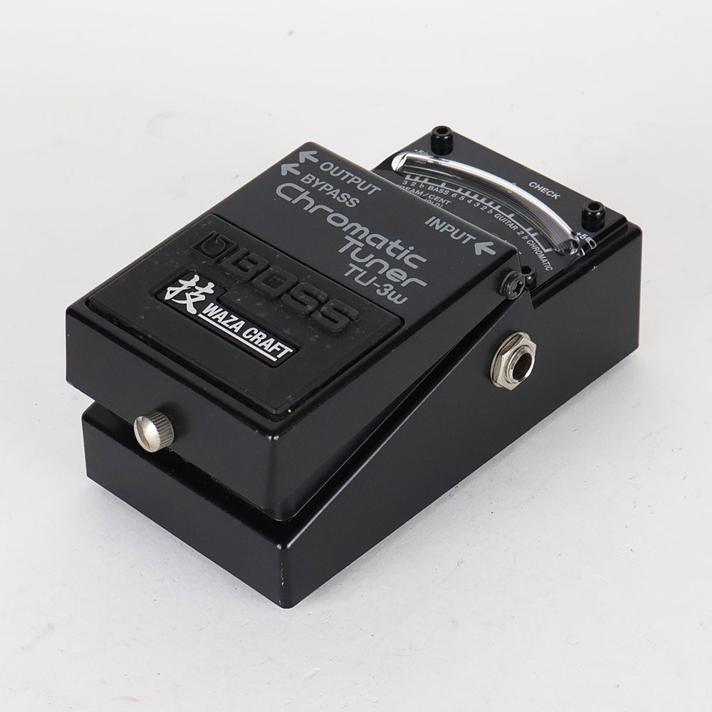 【中古】 BOSS TU-3W Chromatic Tuner WAZA CRAFTシリーズ ギターチューナー 全体
