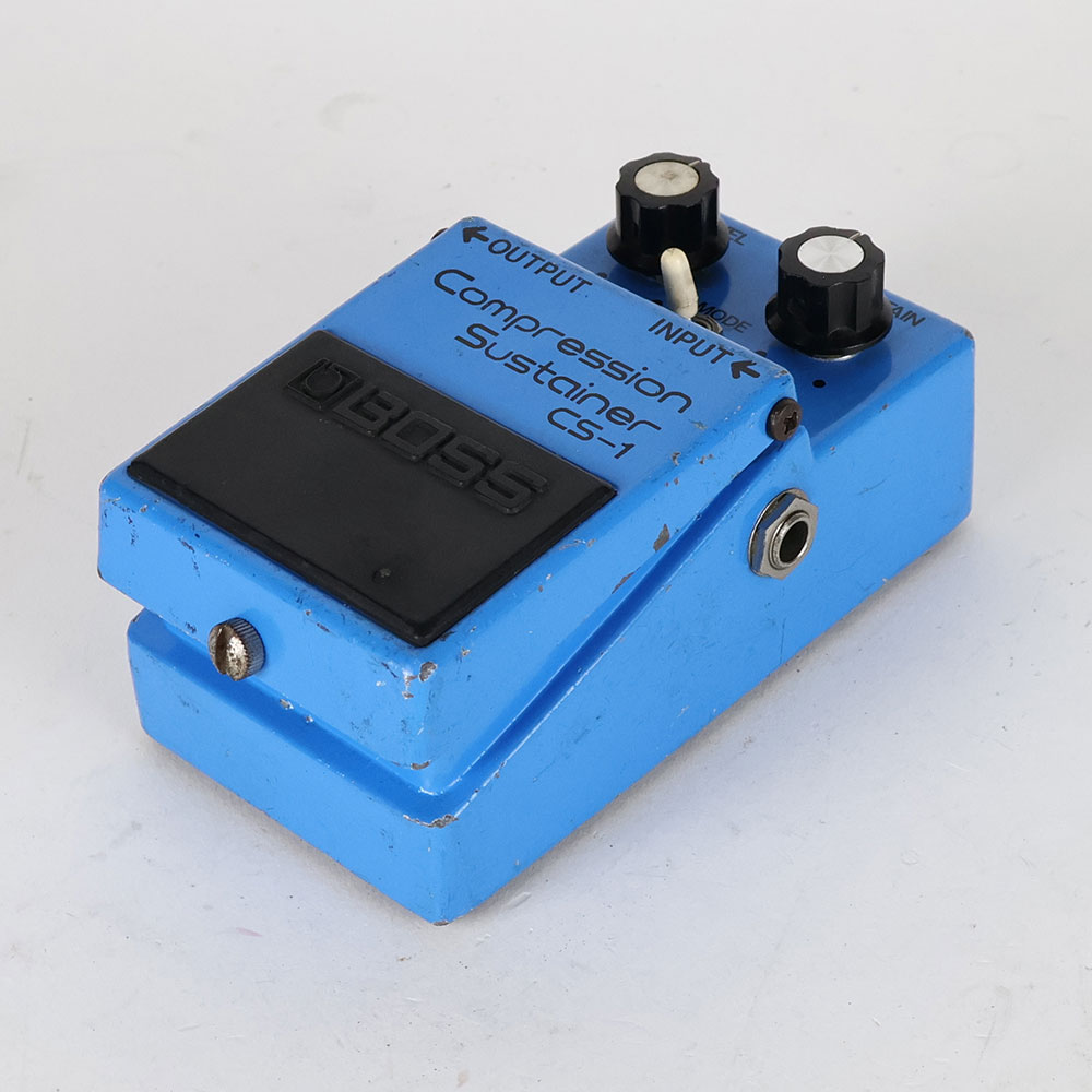 【中古】 コンプレッサー エフェクター BOSS CS-1 Compression Sustainer 銀ネジ ギターエフェクター 全体