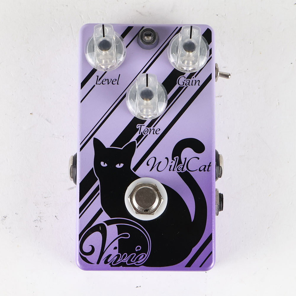 【中古】オーバードライブ エフェクター Vivie WildCat ギターエフェクター ヴィヴィー 正面