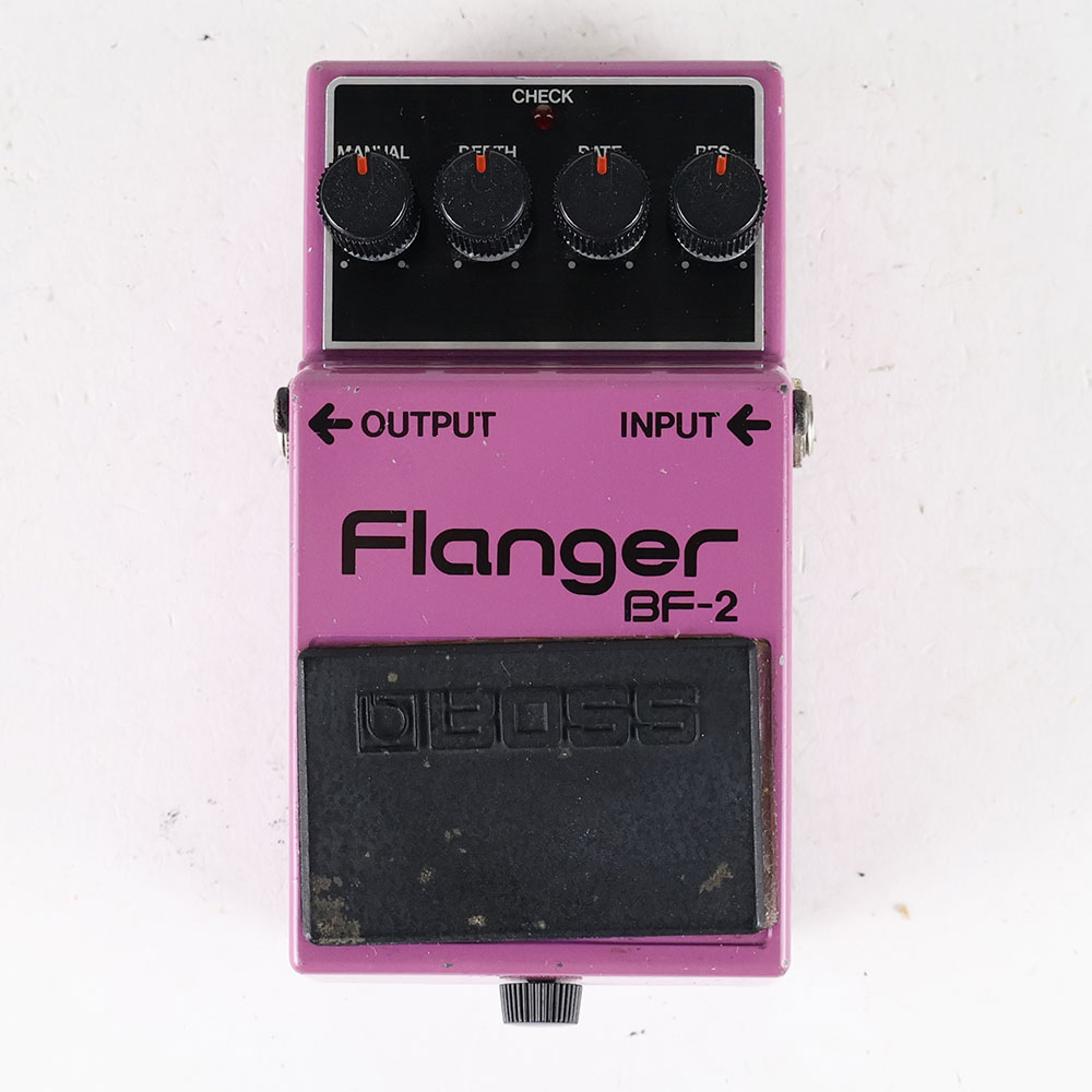 【中古】 フランジャー BOSS BF-2 Flanger Made in Japan Black Label ボス ギターエフェクター