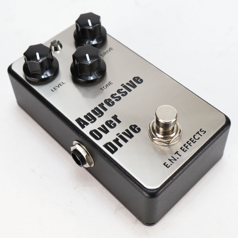 【中古】 オーバードライブ E.N.T EFFECTS Aggressive Over Drive ギターエフェクター 本体画像 斜め 2