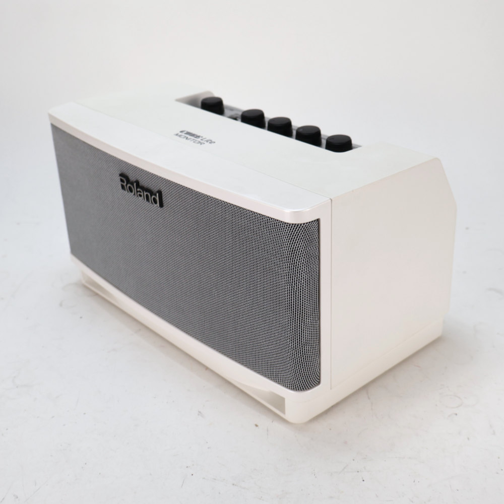 【中古】 モニタースピーカー ローランド ROLAND CUBE LITE MONITOR キューブライトモニター CUBE-LM 斜めアングル画像