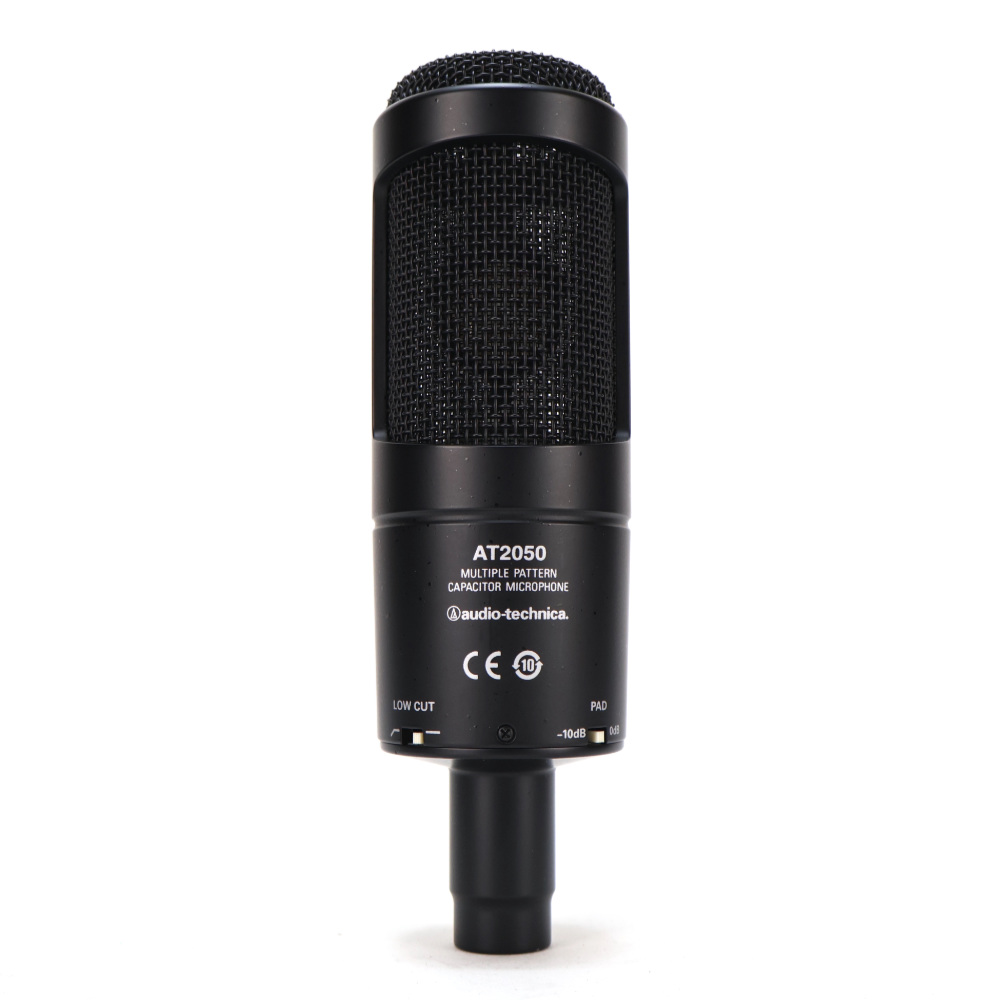 【中古】オーディオテクニカ コンデンサーマイク AUDIO-TECHNICA AT2050 オーテク マイクロフォン リア画像
