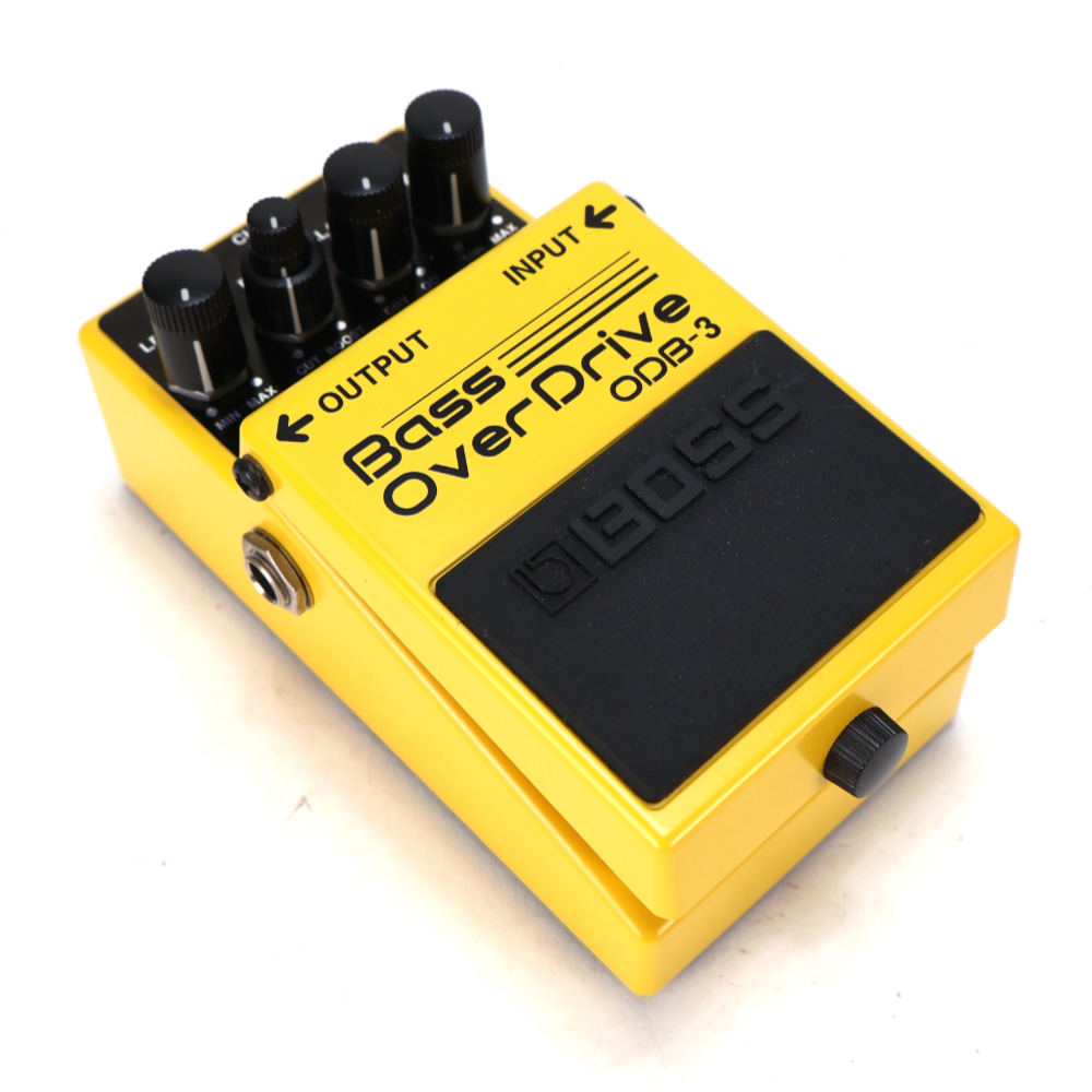 【中古】 ベースオーバードライブ エフェクター BOSS ODB-3 Bass OverDrive ベースエフェクター 斜めアングル画像