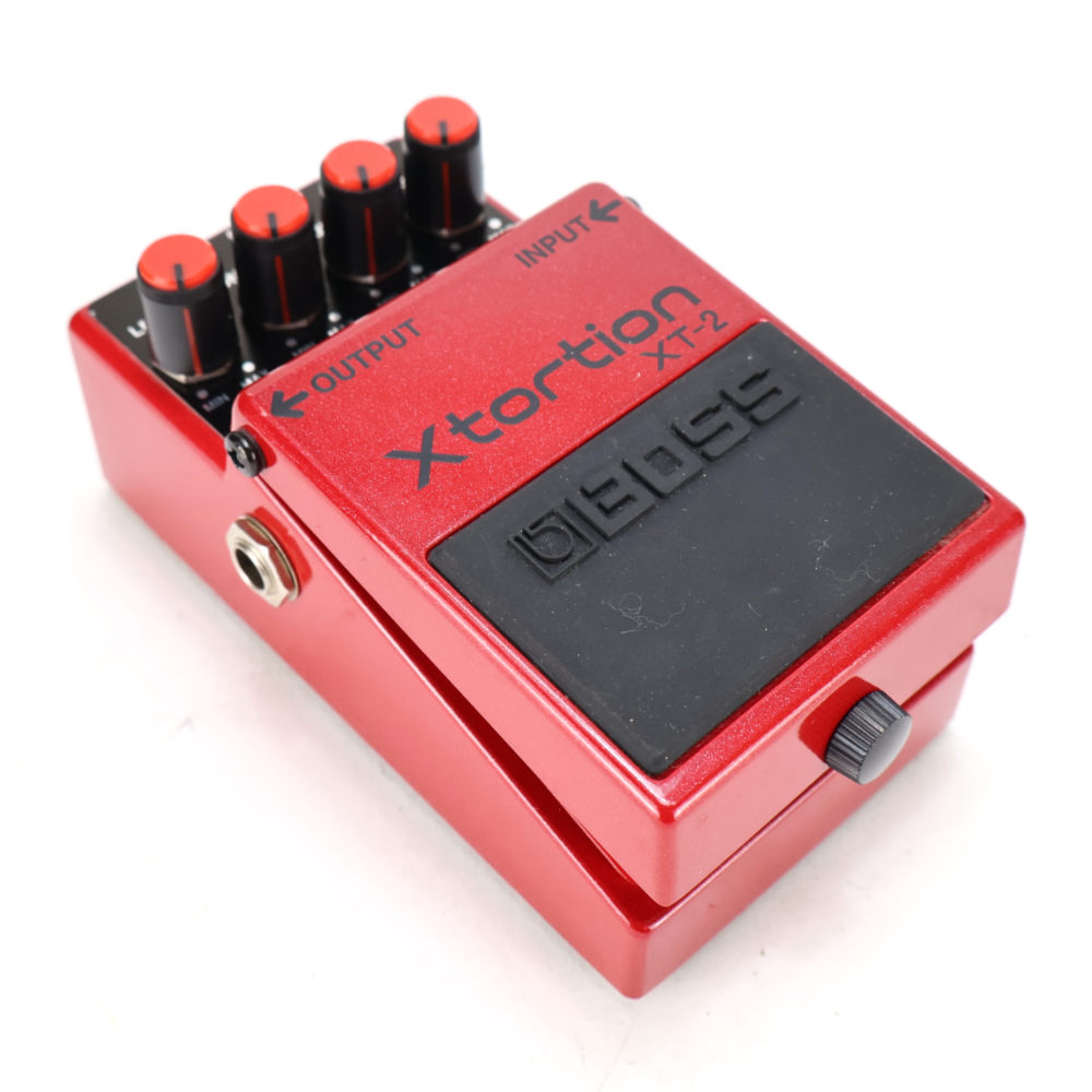 【中古】エクストーション エフェクター BOSS XT-2 Xtortion ディストーション ギターエフェクター 斜めアングル画像