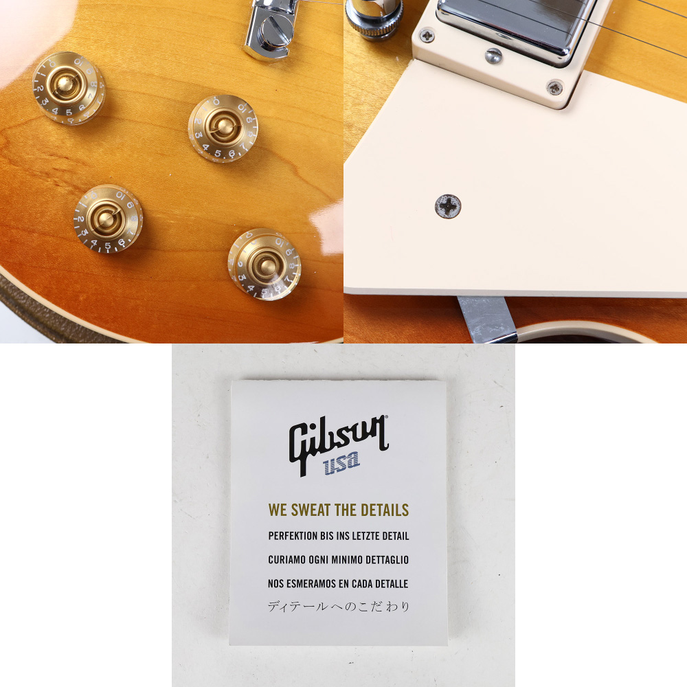 【中古】 エレキギター Gibson Les Paul Traditional Plain Top Lightburst 2016 Model 2016年製 ギブソン レスポールトラディショナル ライトバースト 57クラシック/57クラシック+ピックアップ搭載 サビ、ノブに割れ