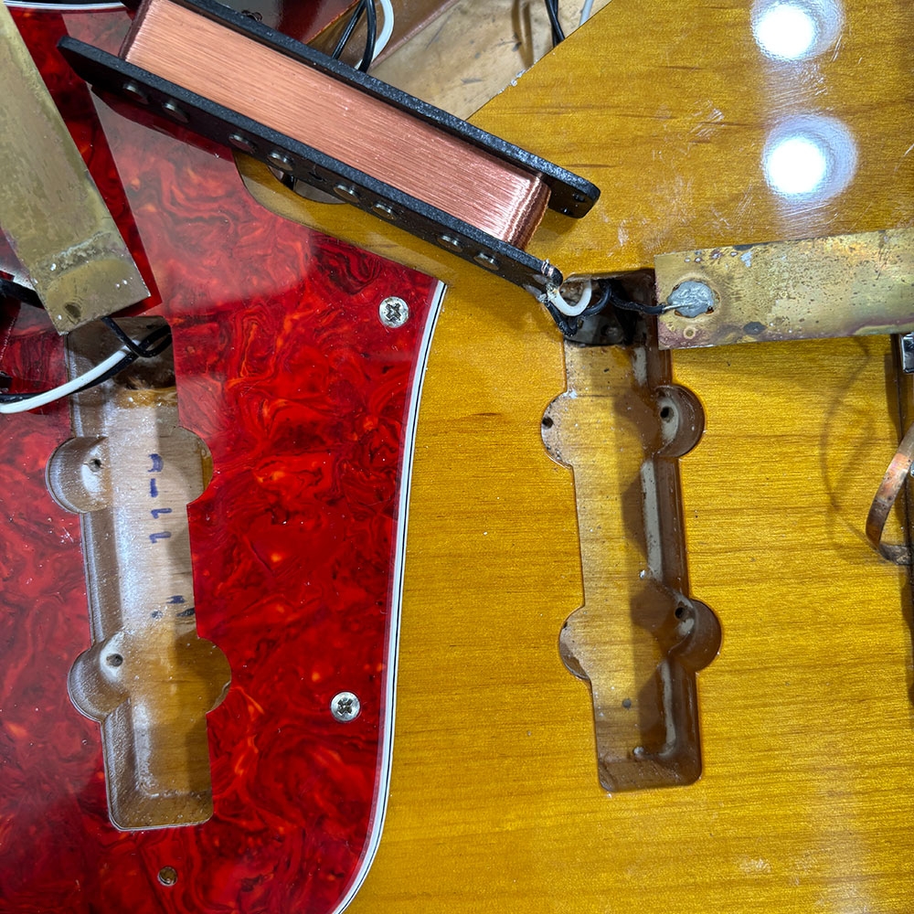 【中古】 Fender Japan フェンダージャパン ジャズベース JB62-58 3TS 1993年〜1994年製 エレキベース ピックアップ