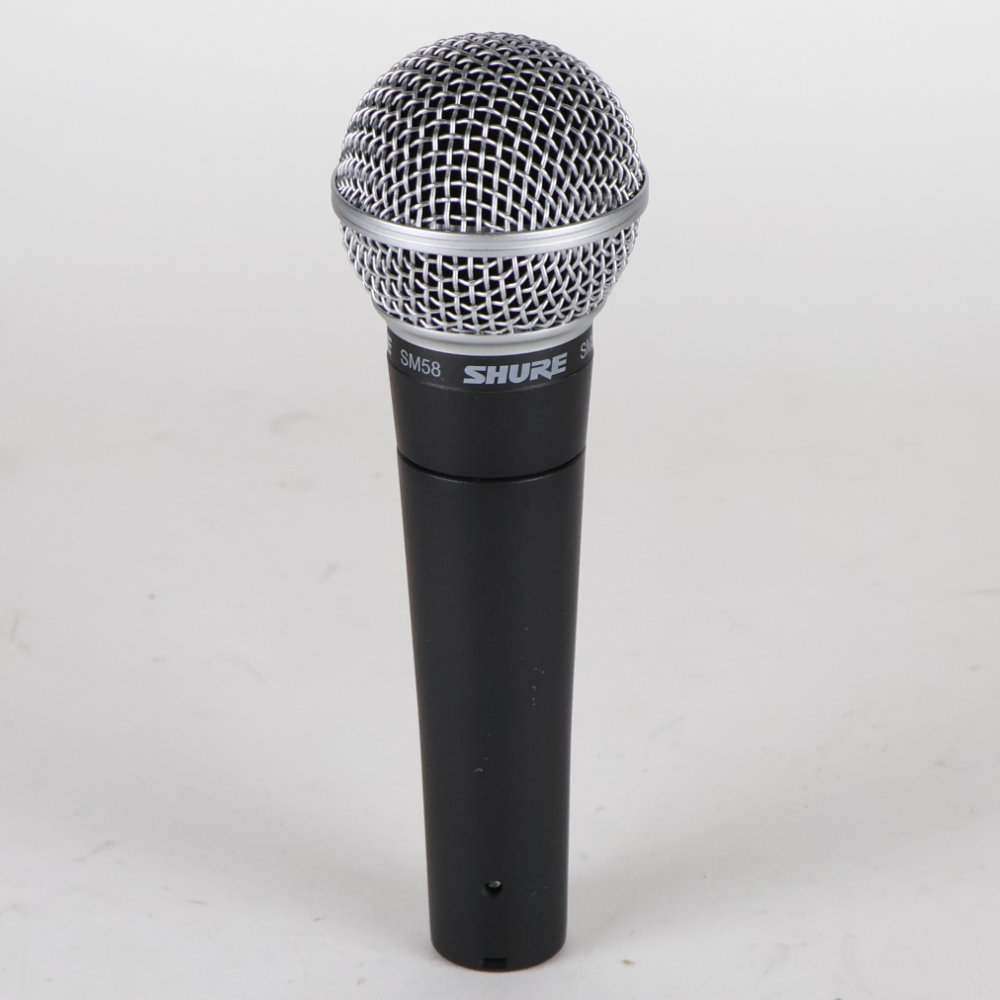 【中古】 マイク ダイナミックマイク ボーカル用 SHURE SM58 シュアー 58 ゴッパ シュア 全体