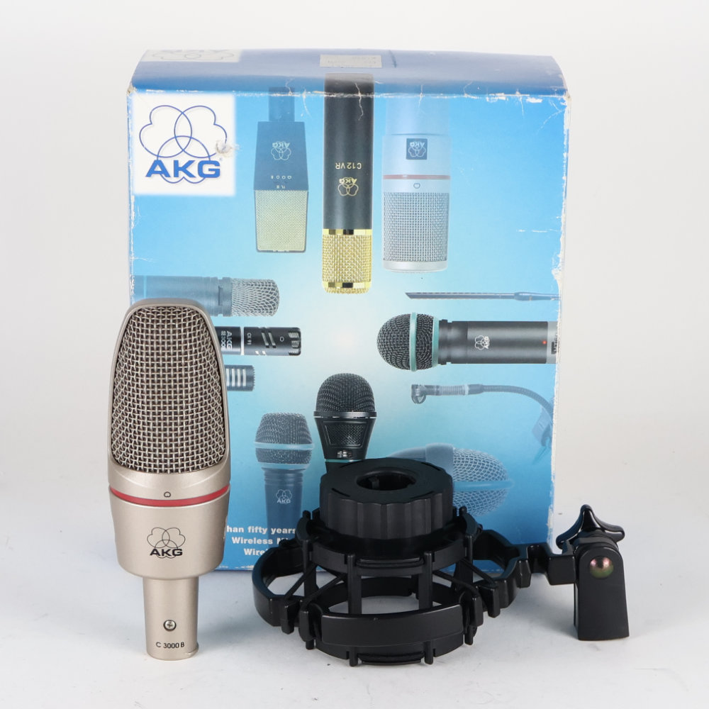中古】 マイク コンデンサーマイク AKG C3000B アーカーゲー アカゲ 
