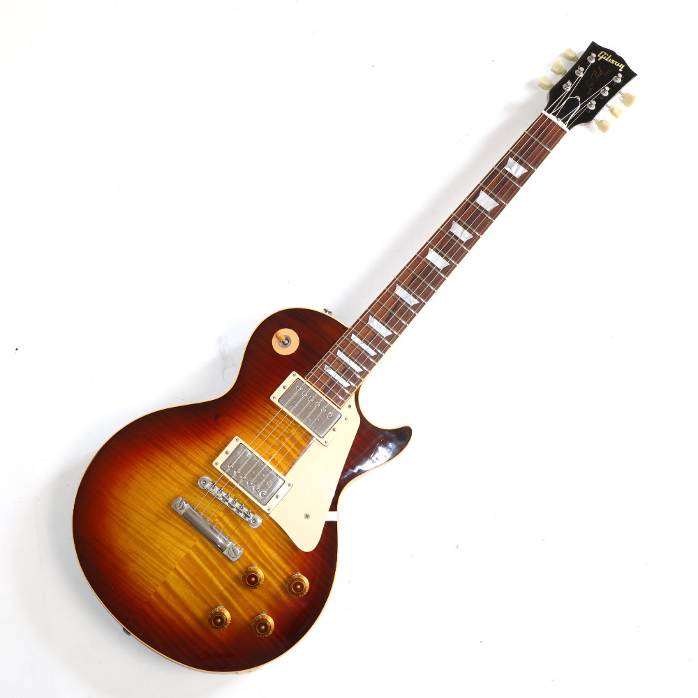 【中古】 エレキギター Gibson Custom Shop Historic Collection 1959 Les Paul Reissue R9 Sunburst 2001年製 4.19kg ワイルドな太いフレイムトップ Good Wood Era ギブソン レスポール 詳細画像