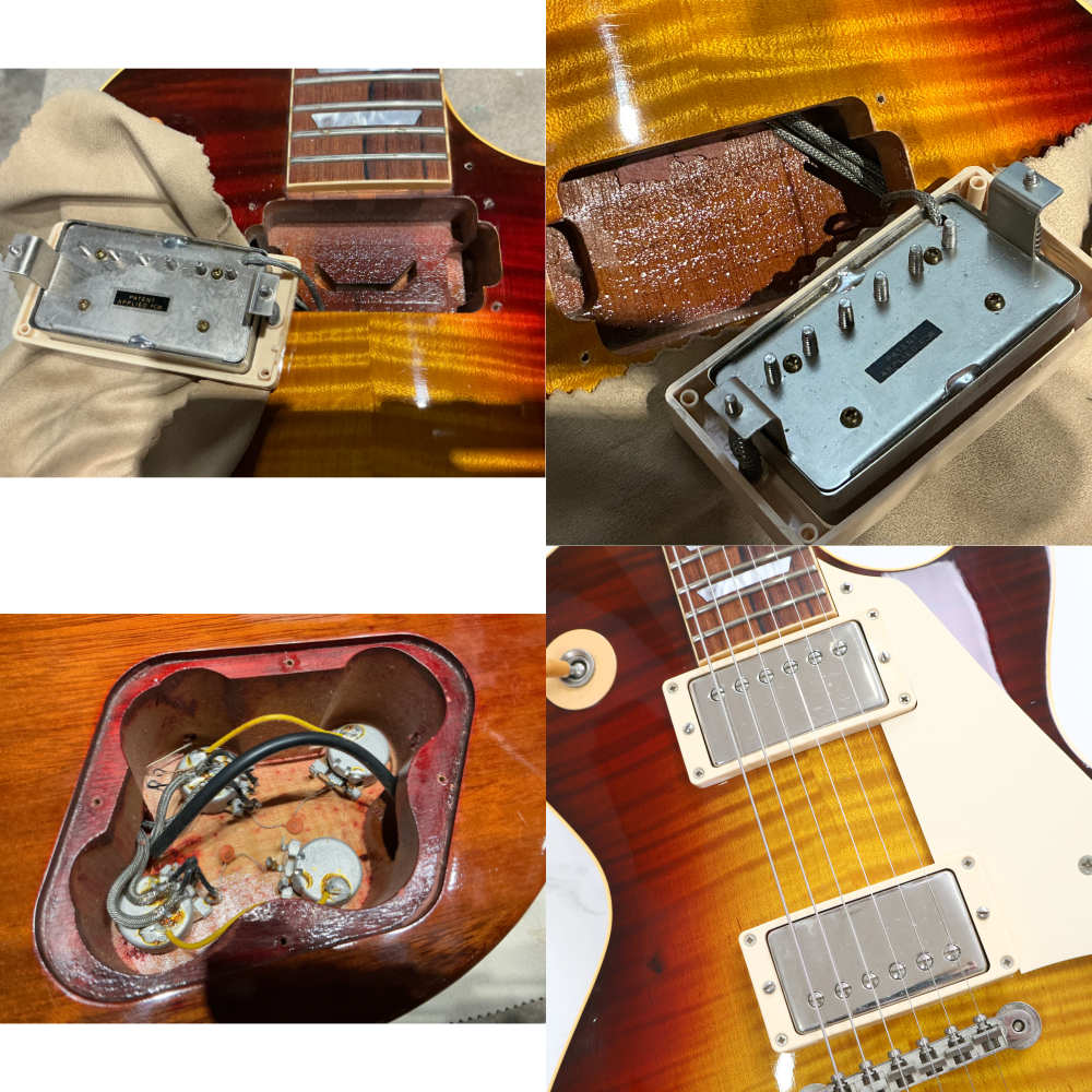 【中古】 エレキギター Gibson Custom Shop Historic Collection 1959 Les Paul Reissue R9 Sunburst 2001年製 4.19kg ワイルドな太いフレイムトップ Good Wood Era ギブソン レスポール 詳細画像