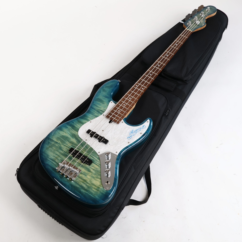 【中古】 エレキベース MOMOSE MJ-BC-’21WSE-F・TOCHI/NJ RBL-B 30TH ANNIVERSARY モモセ 2021年製 Royal Blue Burst