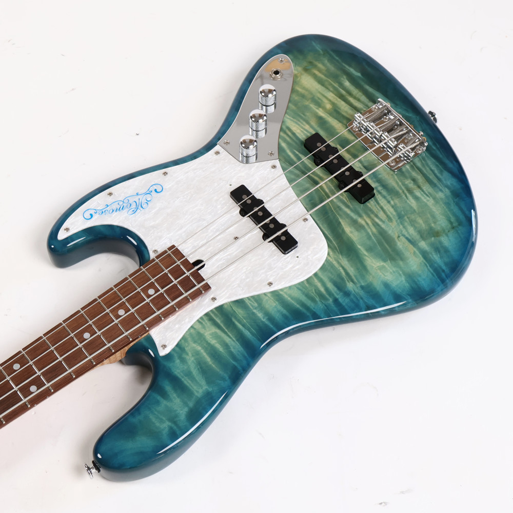 【中古】 エレキベース MOMOSE MJ-BC-’21WSE-F・TOCHI/NJ RBL-B 30TH ANNIVERSARY モモセ 2021年製 Royal Blue Burst ボディトップ