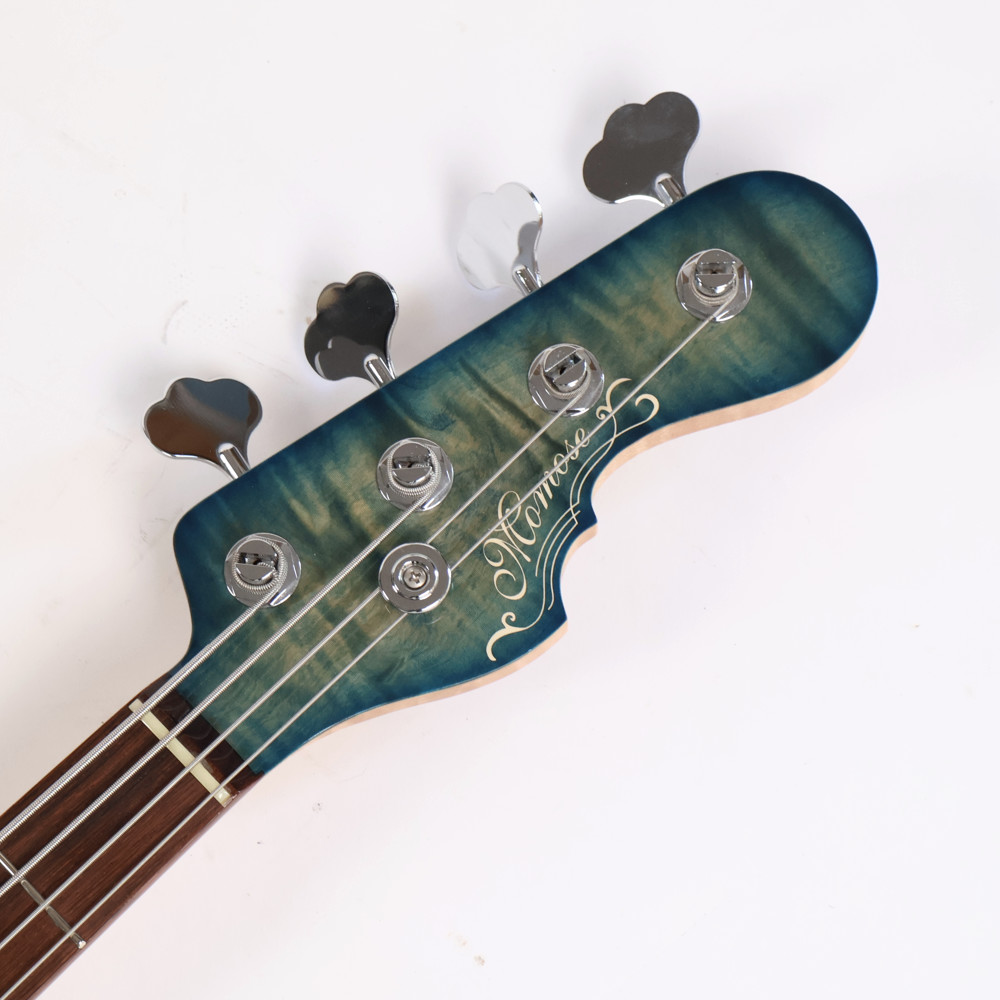 【中古】 エレキベース MOMOSE MJ-BC-’21WSE-F・TOCHI/NJ RBL-B 30TH ANNIVERSARY モモセ 2021年製 Royal Blue Burst ヘッド