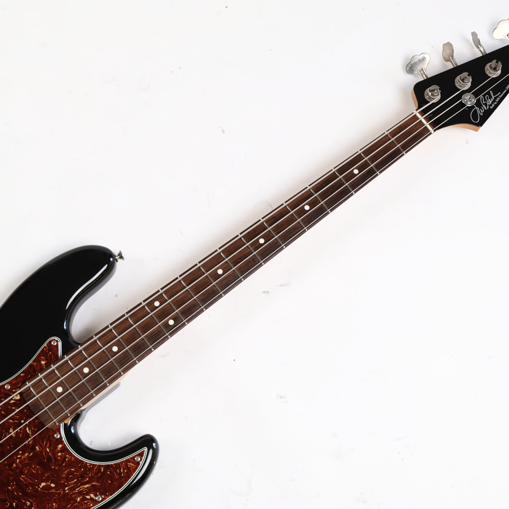 【中古】J.W.Black Guitars JWブラック JWB-JP-JB Black 2020年製 マッチングヘッド 日本製 エレキベース 指板