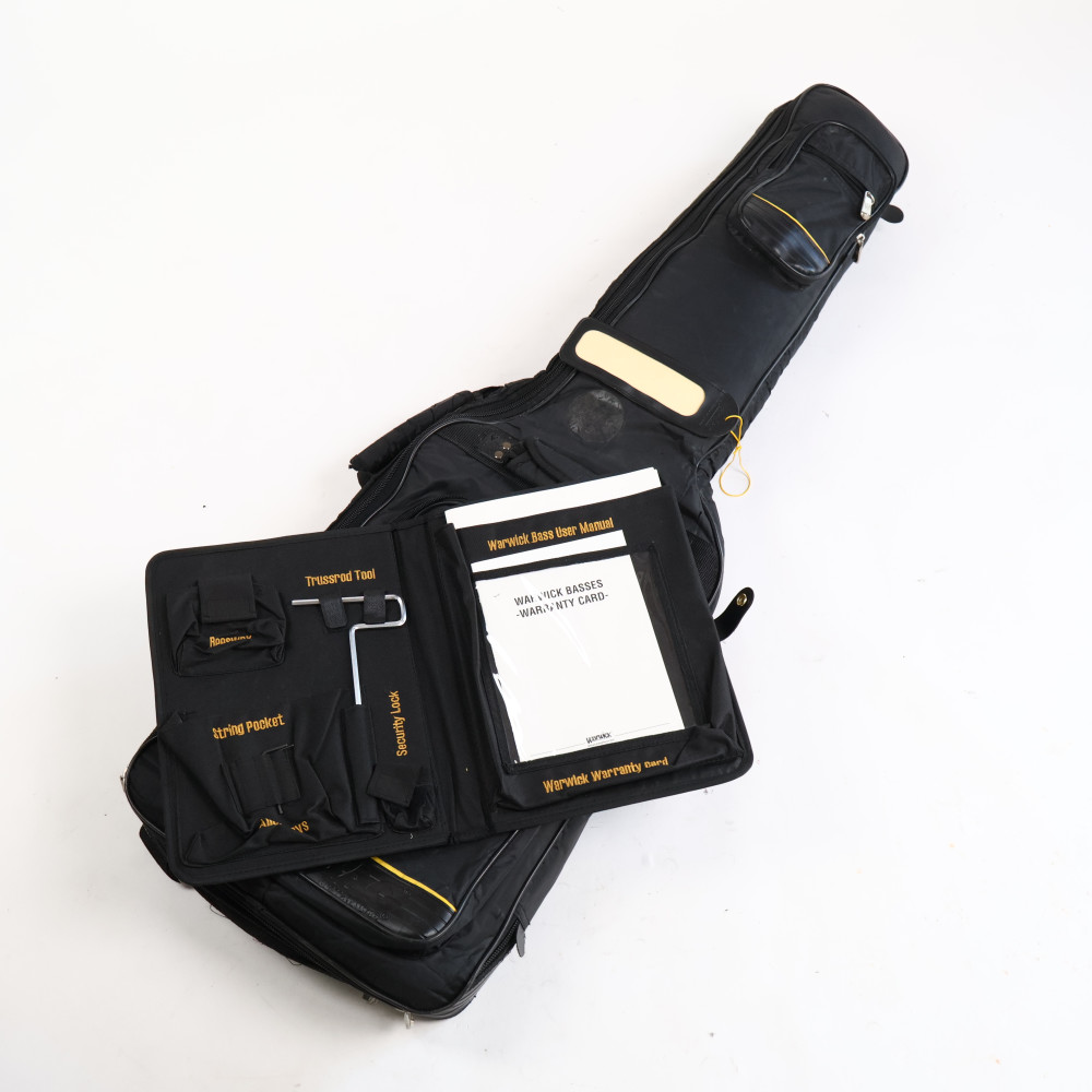 【中古】WARWICK ワーウィック Streamer LX 5st Nivrana Black Transparent Satin(Oil Finish) 2011年製 エレキベース ケース
