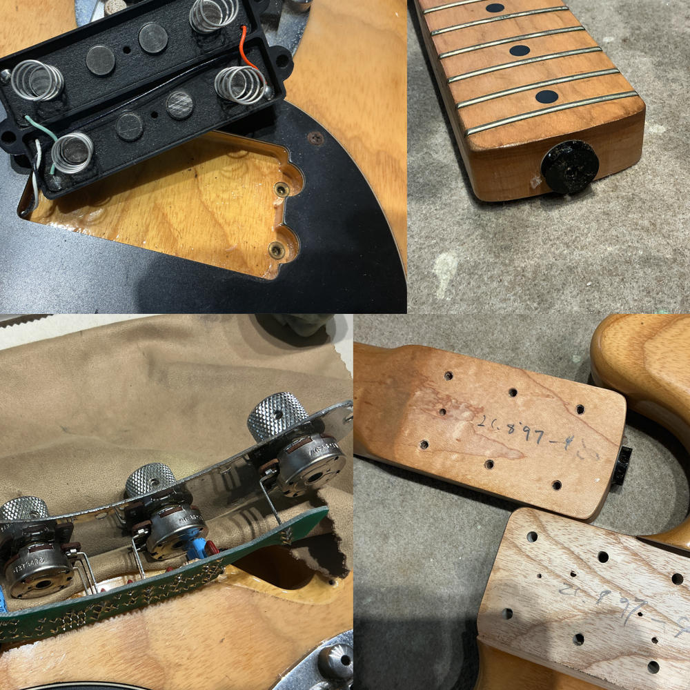 【中古】 MUSIC MAN ミュージックマン StingRay EX スティングレイ Natural / M 1997年製 日本製 エレキベース ピックアップ