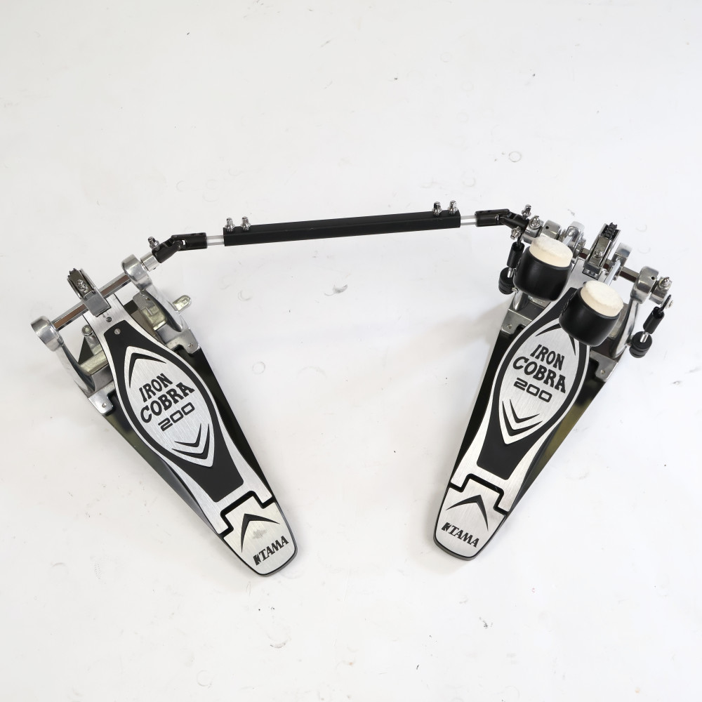 【中古】 ドラムツインペダル タマ TAMA HP200PTW Iron Cobra 200 Twin Pedal Power Glide アイアンコブラ 詳細画像