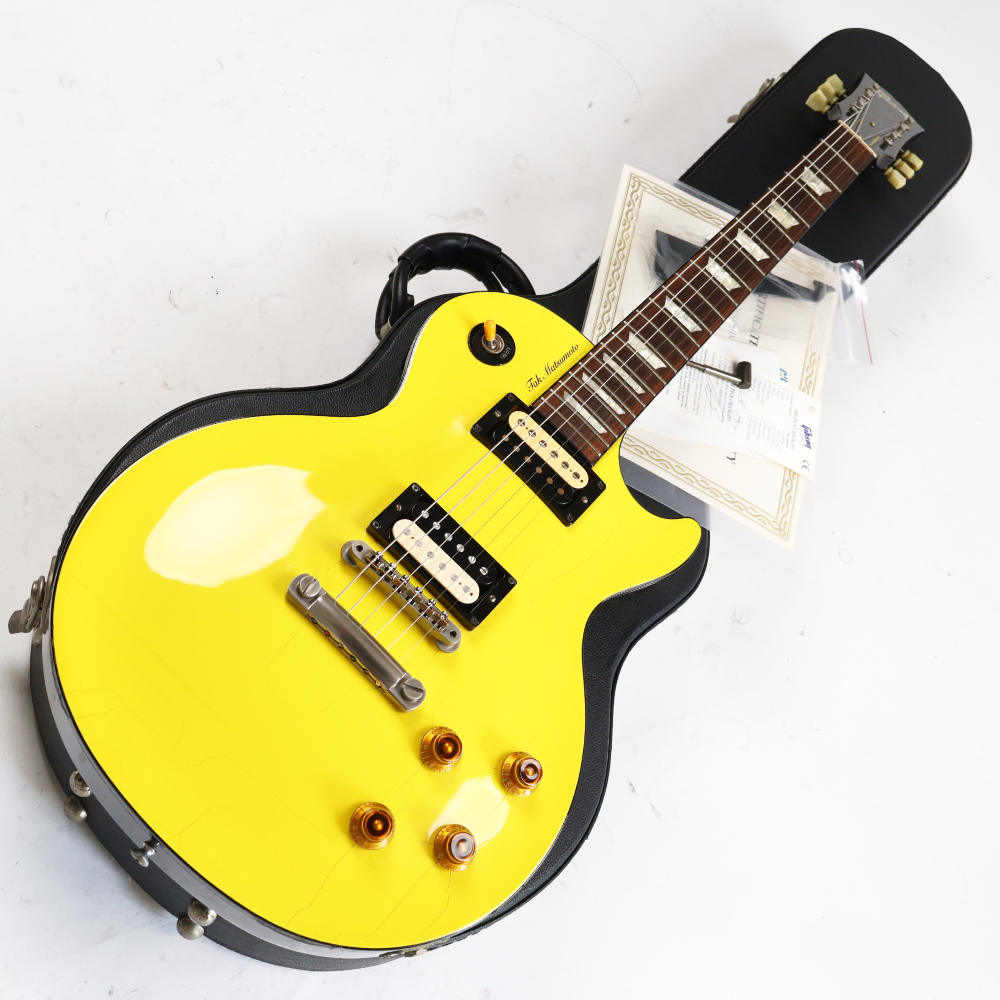 【中古】 エレキギター Gibson Tak Matsumoto Les Paul Canary Yellow Mod. 1999年製 リアピックアップ TONEISM製 VOHB #57搭載