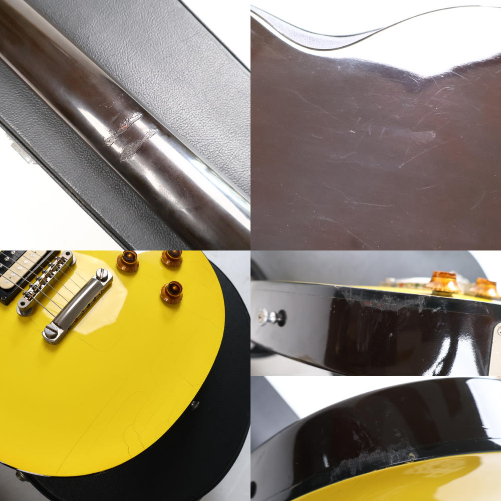 【中古】 エレキギター Gibson Tak Matsumoto Les Paul Canary Yellow Mod. 1999年製 リアピックアップ TONEISM製 VOHB #57搭載 傷