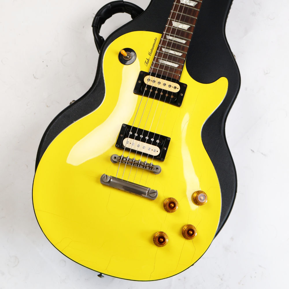 【中古】 エレキギター Gibson Tak Matsumoto Les Paul Canary Yellow Mod. 1999年製 リアピックアップ TONEISM製 VOHB #57搭載 ボディ画像