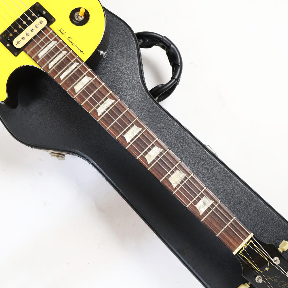 【中古】 エレキギター Gibson Tak Matsumoto Les Paul Canary Yellow Mod. 1999年製 リアピックアップ TONEISM製 VOHB #57搭載 ネック