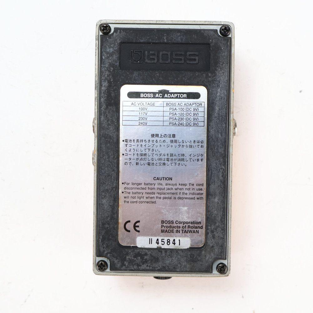 【中古】 ターボディストーション エフェクター BOSS DS-2 Turbo Distortion ギターエフェクター 裏面