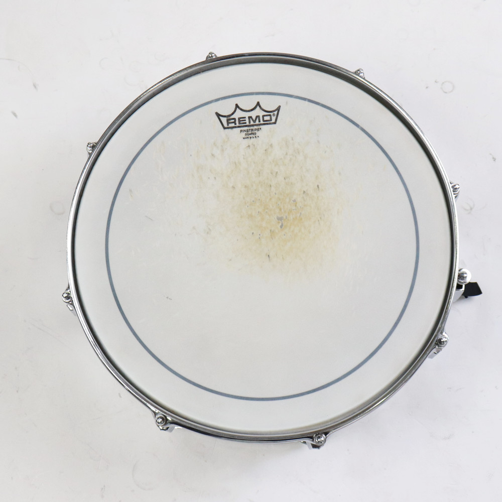 【中古】 スネアドラム パール Pearl Steel shell 14x6.5 Made in Japan 打面