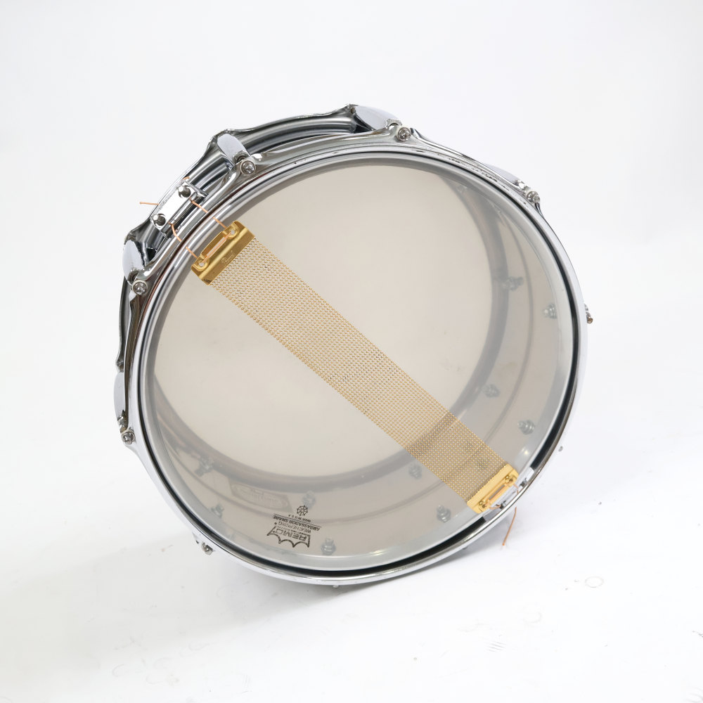 【中古】 スネアドラム パール Pearl SensiTone Steel Custom Alloy 14x6.5 スチールシェル 詳細画像