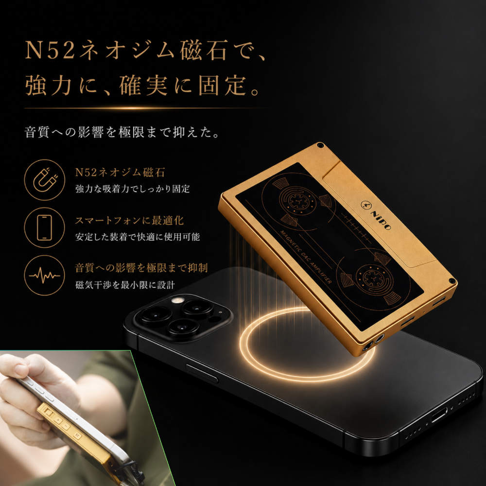 DACアンプ NiPO A200 Pro Gold ライポ 構造画像