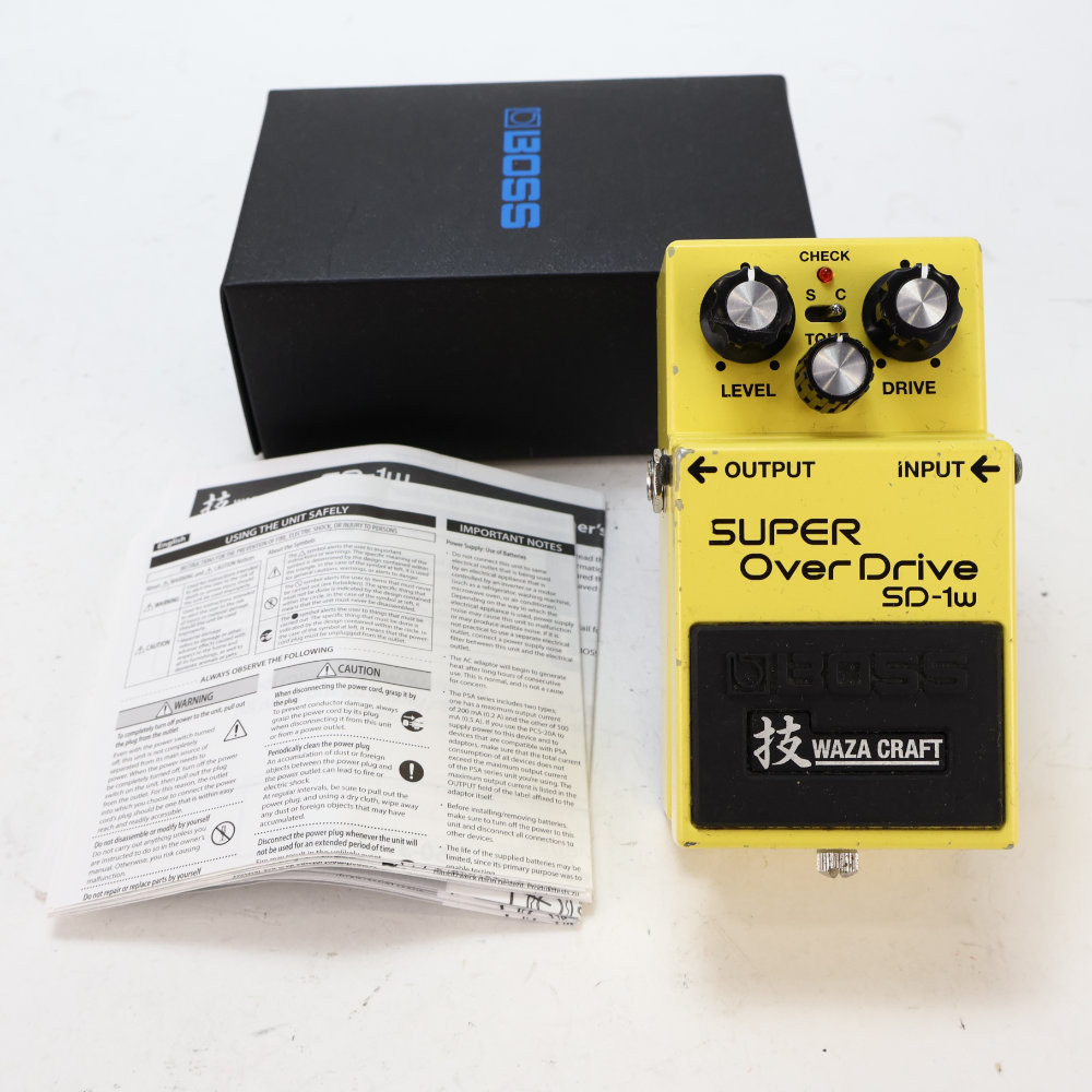 【中古】 エフェクター BOSS SD-1W SUPER OVER DRIVE WAZA CRAFTシリーズ オーバードライブ 技