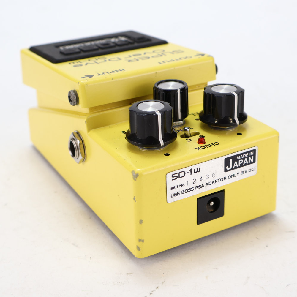 【中古】 エフェクター BOSS SD-1W SUPER OVER DRIVE WAZA CRAFTシリーズ オーバードライブ 技 側面