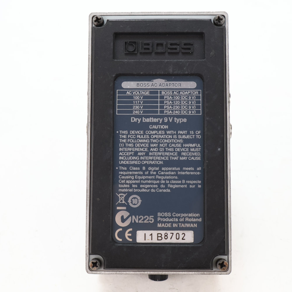 【中古】デジタルリバーブ エフェクター BOSS RV-5 Digital Reverb ボス リヴァーブ エフェクター 底面