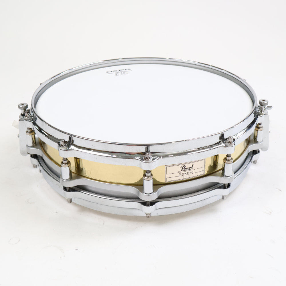【中古】スネアドラム パール Pearl Free Floating Snare Brass Shell 14×3.5 ピッコロスネア