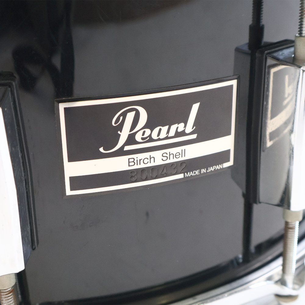 【中古】 スネアドラム パール Pearl Birch shell 14x6.5 Made in Japan スネアドラム 詳細画像
