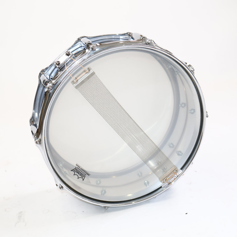【中古】 スネアドラム パール Pearl SensiTone Steel Custom Alloy 14x5.5 スチールシェル 詳細画像