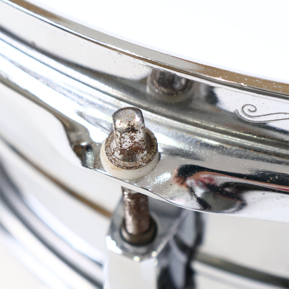 【中古】 スネアドラム パール Pearl SensiTone Steel Custom Alloy 14x5.5 スチールシェル 詳細画像