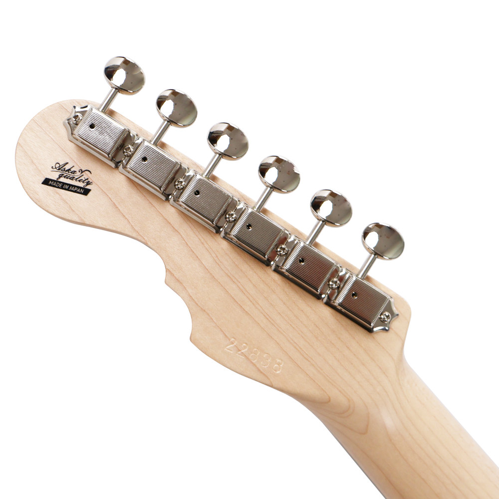 MOMOSE モモセ Limited Model MJS1-ADZ-RD/R WH/OIL-MH エレキギター ヘッド裏画像
