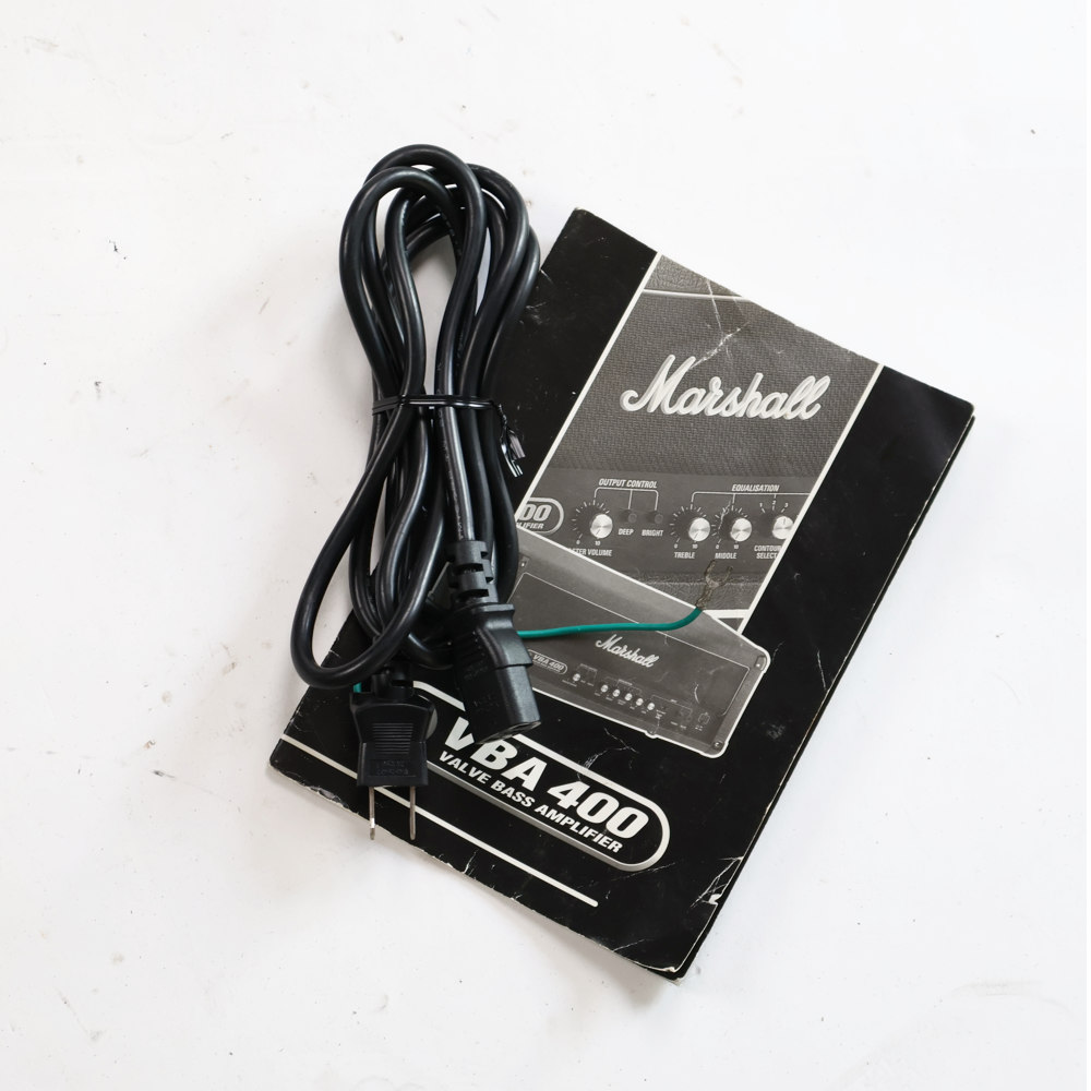【中古】 ベースアンプヘッド MARSHALL VBA400 付属品